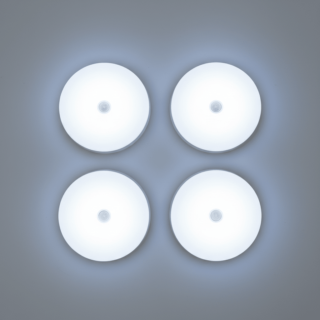 Motion Sensor LED Night Light USB Rechargeable – Wireless Cabinet Light for Kitchen Stairs - L&L Shop