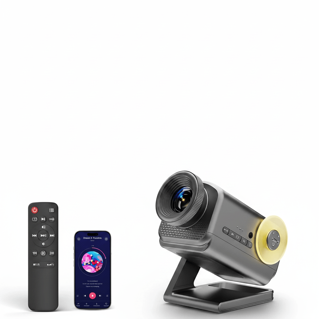 Aurora Lighting 3D Galaxy Projector – 60 Scene Night Light with Bluetooth Speaker - L&L Shop