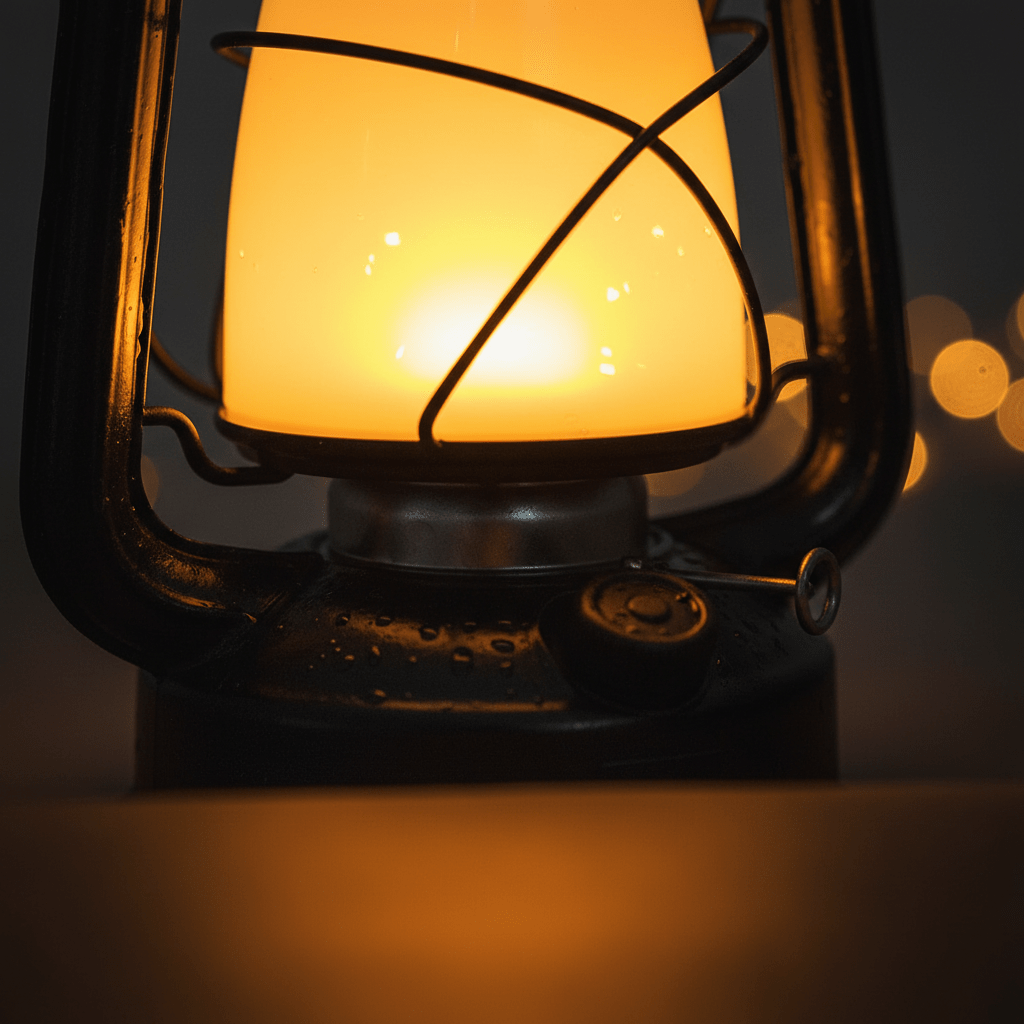 Retro LED Lantern – Rechargeable Atmosphere Light for Home & Camping - L&L Shop