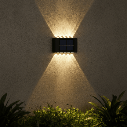 Solar LED Outdoor Wall Light – Waterproof Garden & Patio Lamp (IP65) - L&L Shop