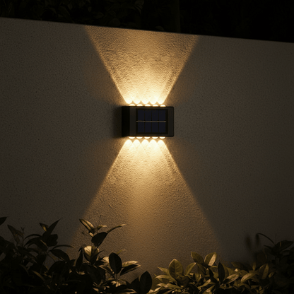 Solar LED Outdoor Wall Light – Waterproof Garden & Patio Lamp (IP65) - L&L Shop