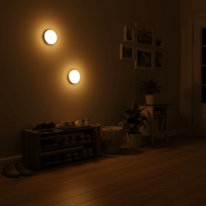 Motion Sensor LED Night Light USB Rechargeable – Wireless Cabinet Light for Kitchen Stairs - L&L Shop