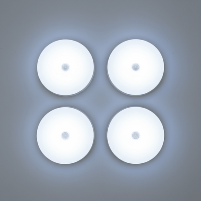 Motion Sensor LED Night Light USB Rechargeable – Wireless Cabinet Light for Kitchen Stairs - L&L Shop