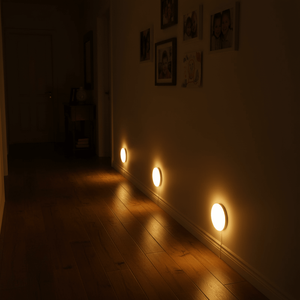 Motion Sensor LED Night Light USB Rechargeable – Wireless Cabinet Light for Kitchen Stairs - L&L Shop
