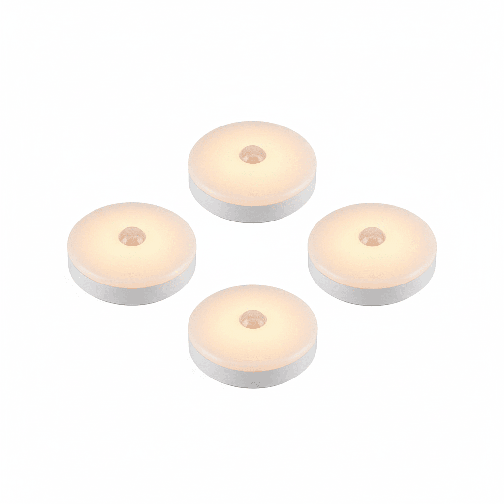 Motion Sensor LED Night Light USB Rechargeable – Wireless Cabinet Light for Kitchen Stairs - L&L Shop