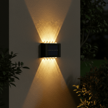 Solar LED Outdoor Wall Light – Waterproof Garden & Patio Lamp (IP65) - L&L Shop