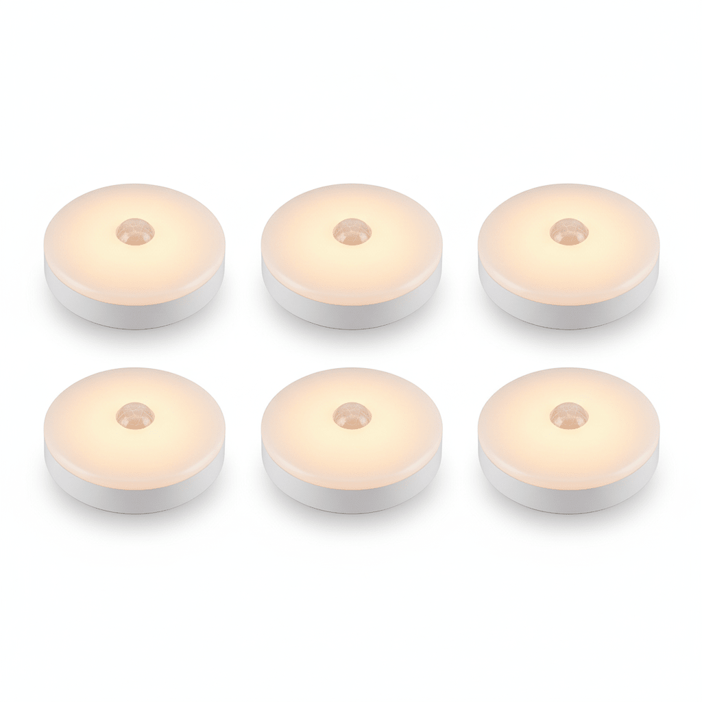 Motion Sensor LED Night Light USB Rechargeable – Wireless Cabinet Light for Kitchen Stairs - L&L Shop
