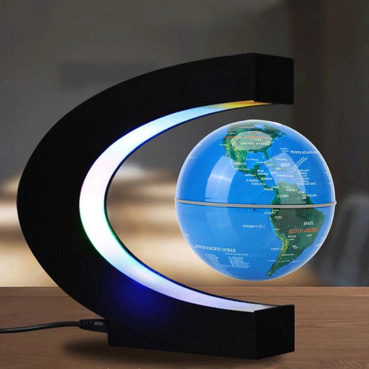 Magnetic Levitation Globe with LED – Floating World Map Lamp, Unique Home Decor & Gift - L&L Shop