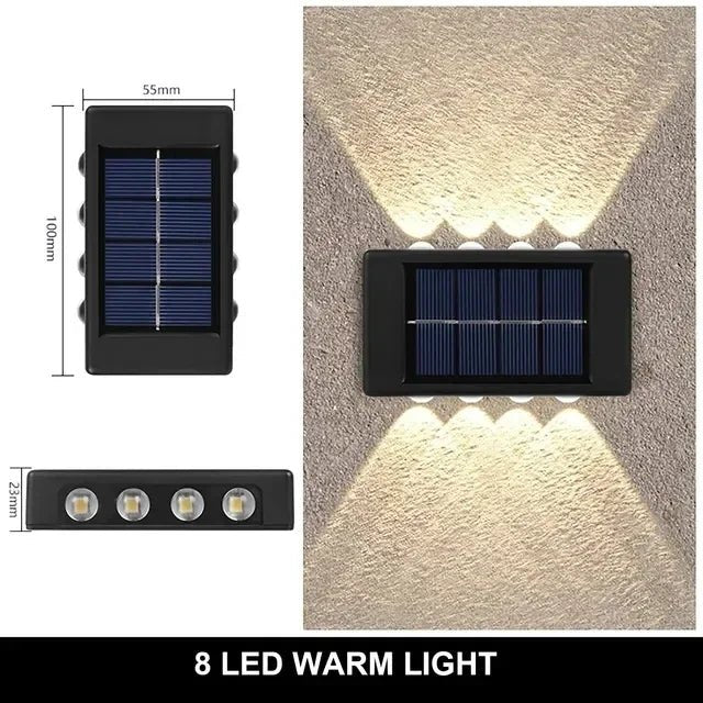 Solar LED Outdoor Wall Light – Waterproof Garden & Patio Lamp (IP65) - L&L Shop