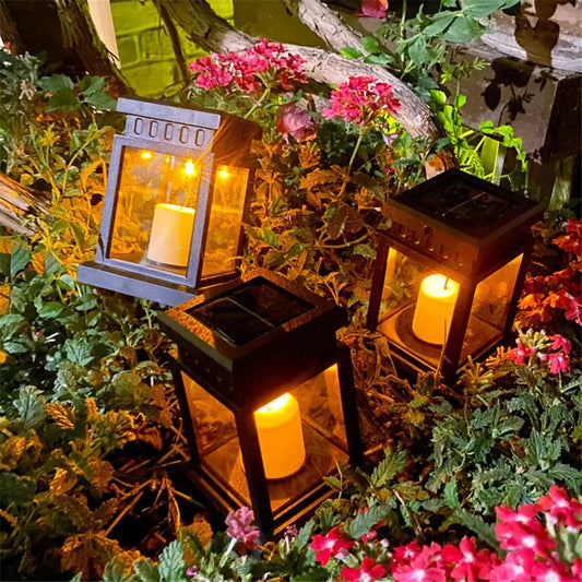 Solar Palace Lantern – Outdoor LED Candle Lamp for Garden & Patio - L&L Shop