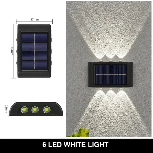 Solar LED Outdoor Wall Light – Waterproof Garden & Patio Lamp (IP65) - L&L Shop