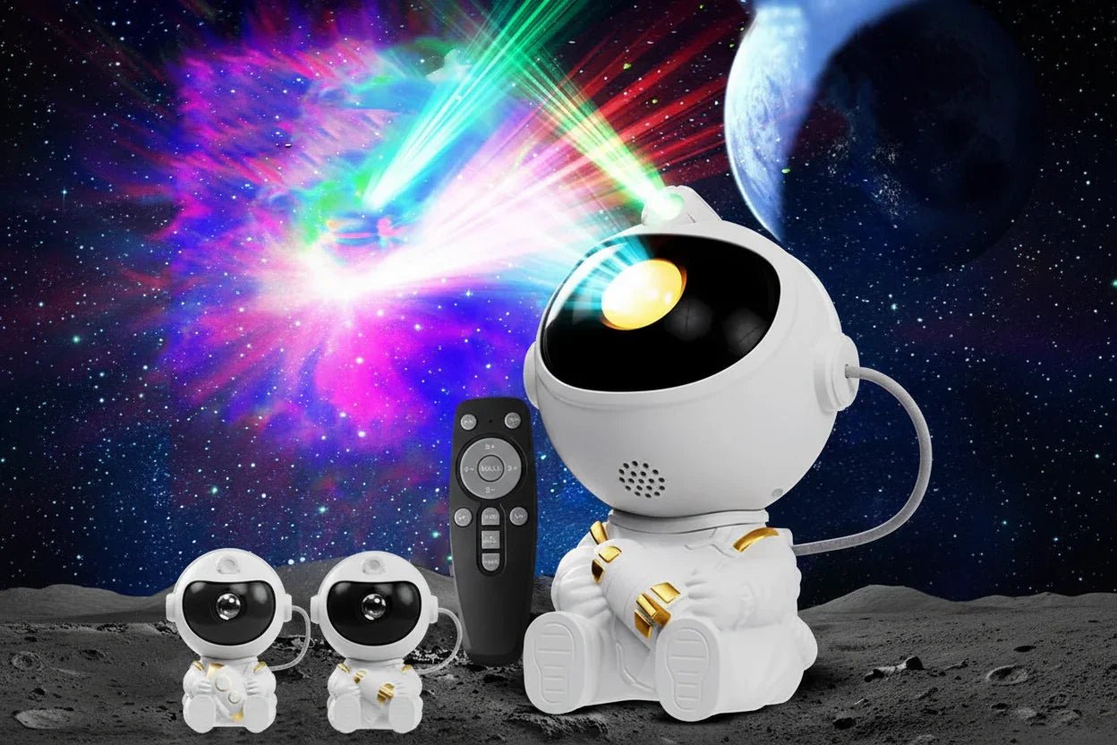 Astronaut Galaxy Projector Lamp – Star Night Light for Bedroom Kids Room Gaming Room - L&L Shop