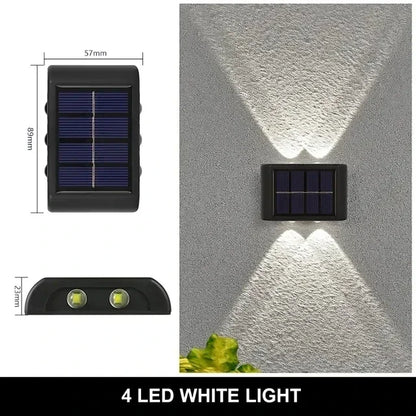Solar LED Outdoor Wall Light – Waterproof Garden & Patio Lamp (IP65) - L&L Shop