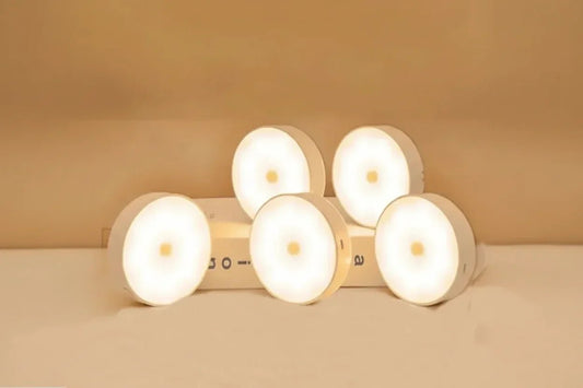 Motion Sensor LED Night Light USB Rechargeable – Wireless Cabinet Light for Kitchen Stairs - L&L Shop
