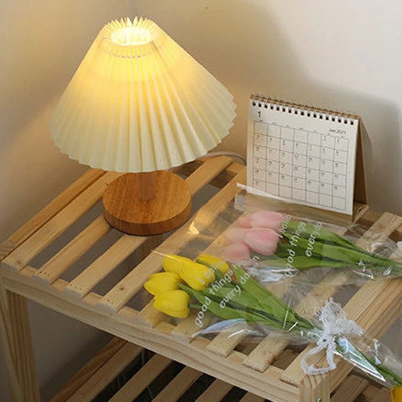 Nordic Pleated Table Lamp - L&L Shop