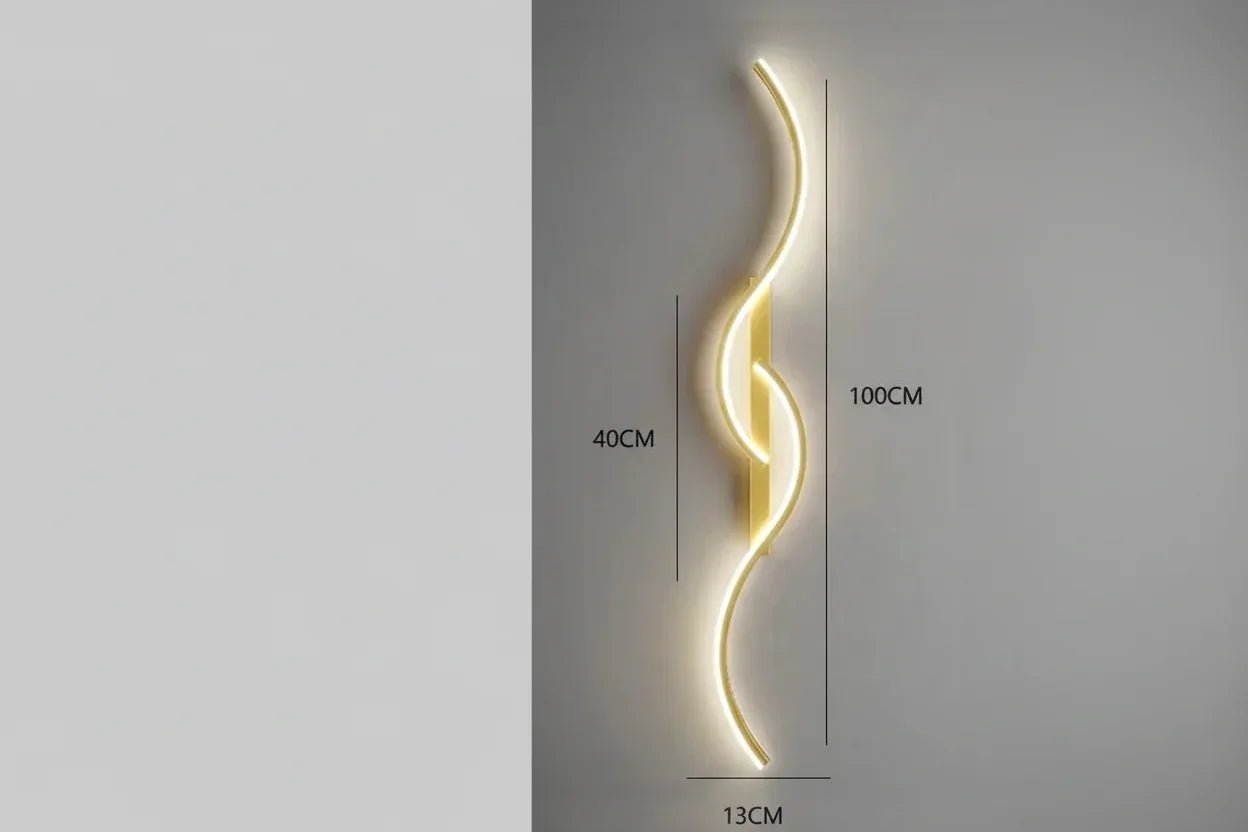 Minimalist LED Wall Lamp – Modern Strip Light for Bedroom Living Room Hallway Indoor - L&L Shop