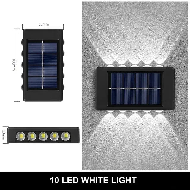 Solar LED Outdoor Wall Light – Waterproof Garden & Patio Lamp (IP65) - L&L Shop