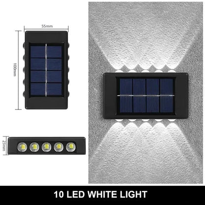 Solar LED Outdoor Wall Light – Waterproof Garden & Patio Lamp (IP65) - L&L Shop