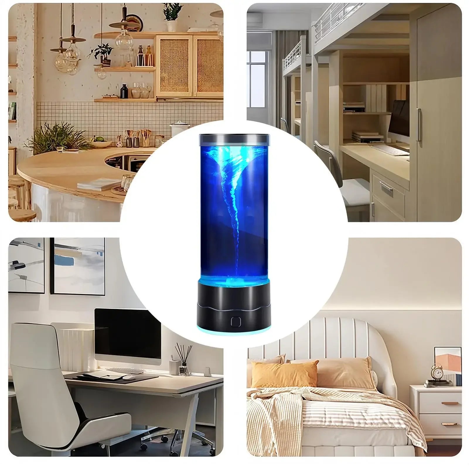 LED Tornado Night Light – USB Color Changing Atmosphere Lamp - L&L Shop