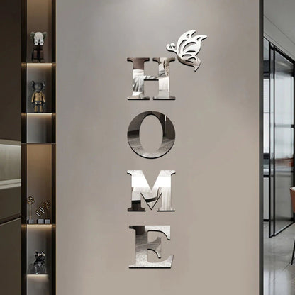 3D HOME Mirror Wall Decor - L&L Shop