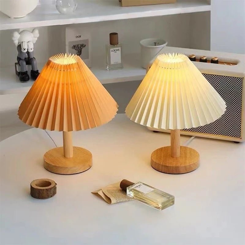 Nordic Pleated Table Lamp - L&L Shop