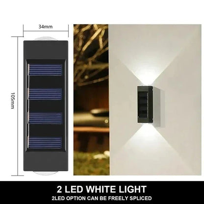Solar LED Outdoor Wall Light – Waterproof Garden & Patio Lamp (IP65) - L&L Shop