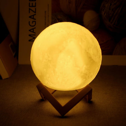 Moon Lamp LED Night Light with Stand - L&L Shop