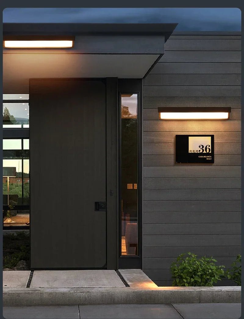 Solar Outdoor Wall Light - L&L Shop