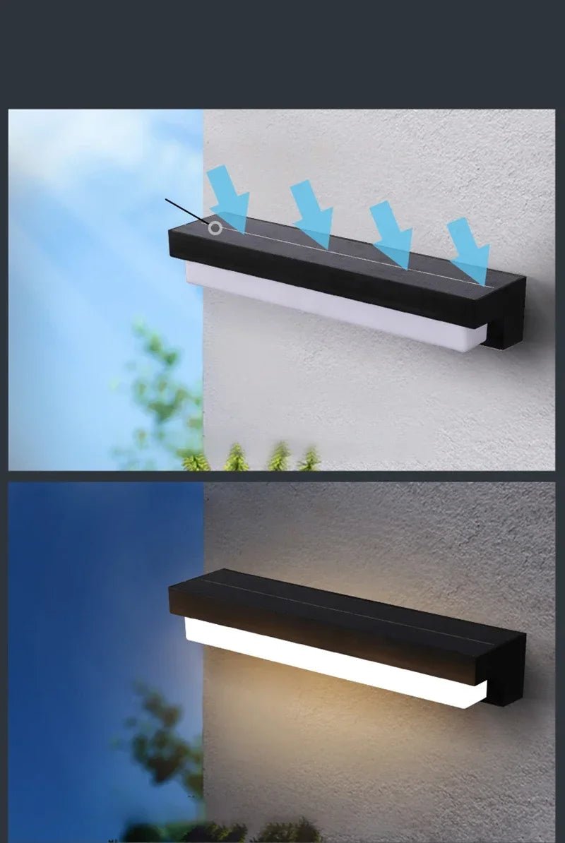 Solar Outdoor Wall Light - L&L Shop