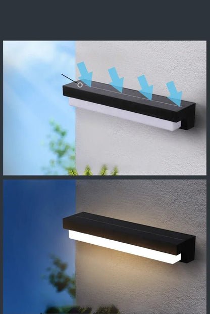 Solar Outdoor Wall Light - L&L Shop