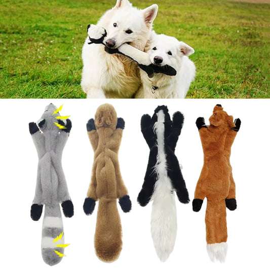 Squeaky Plush Dog Toy
