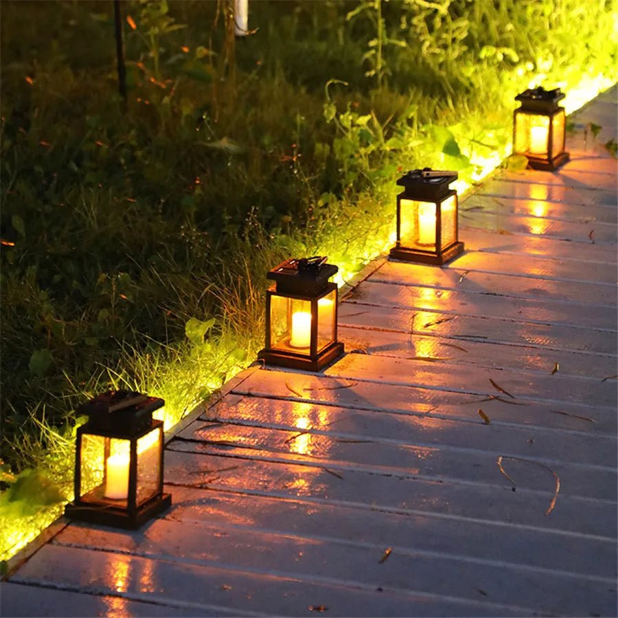 Solar Palace Lantern – Outdoor LED Candle Lamp for Garden & Patio - L&L Shop