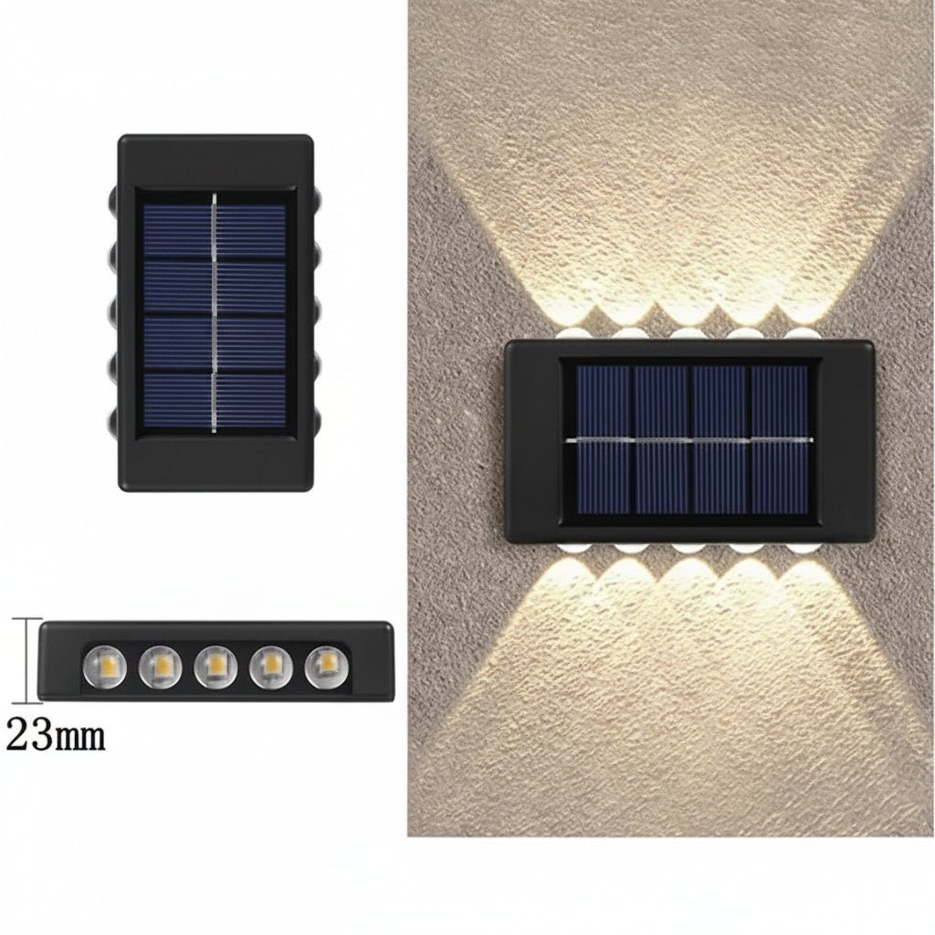 Solar LED Outdoor Wall Light – Waterproof Garden & Patio Lamp (IP65) - L&L Shop