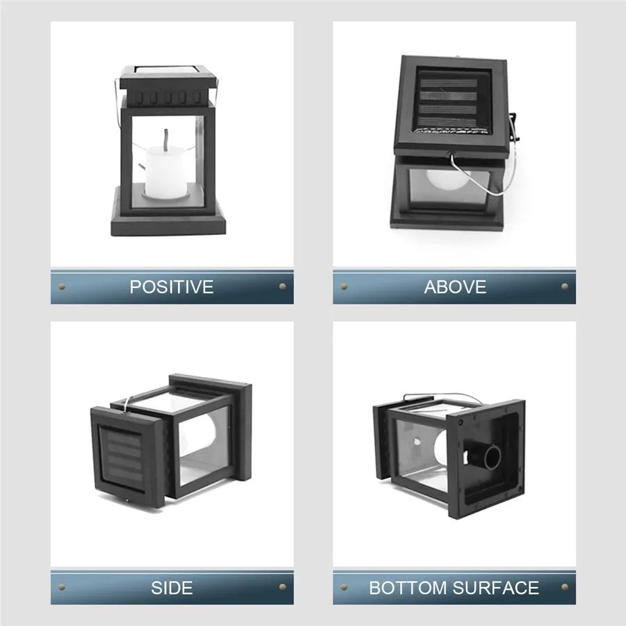 Solar Palace Lantern – Outdoor LED Candle Lamp for Garden & Patio - L&L Shop