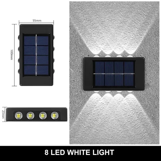 Solar LED Outdoor Wall Light – Waterproof Garden & Patio Lamp (IP65) - L&L Shop