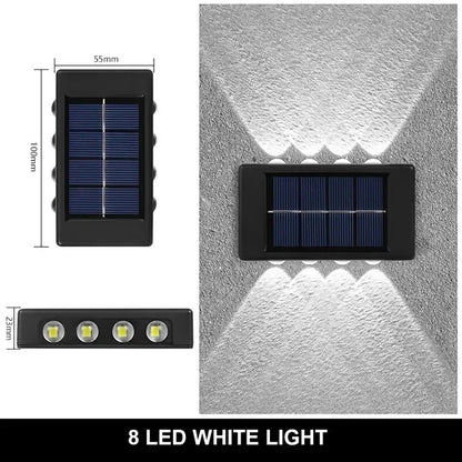 Solar LED Outdoor Wall Light – Waterproof Garden & Patio Lamp (IP65) - L&L Shop