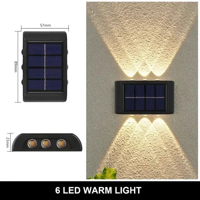 Solar LED Outdoor Wall Light – Waterproof Garden & Patio Lamp (IP65) - L&L Shop