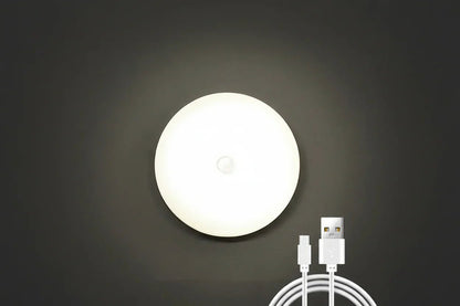 Motion Sensor LED Night Light USB Rechargeable – Wireless Cabinet Light for Kitchen Stairs - L&L Shop