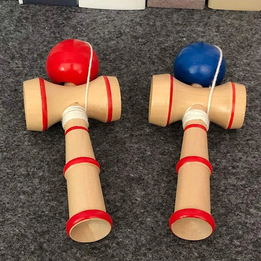 Wooden Kendama Ball Game – Japanese Traditional Skill Toy for Adults & Kids - L&L Shop