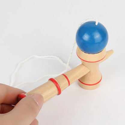 Wooden Kendama Ball Game – Japanese Traditional Skill Toy for Adults & Kids - L&L Shop