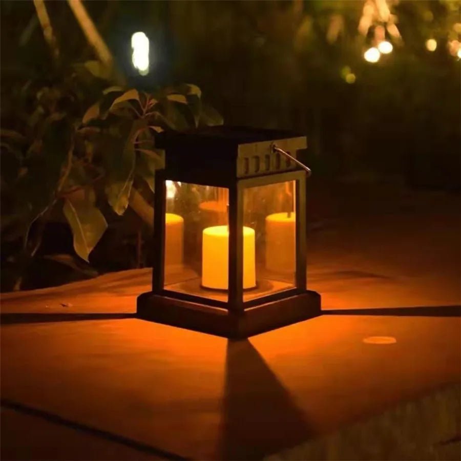 Solar Palace Lantern – Outdoor LED Candle Lamp for Garden & Patio - L&L Shop