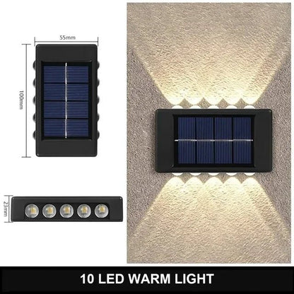 Solar LED Outdoor Wall Light – Waterproof Garden & Patio Lamp (IP65) - L&L Shop