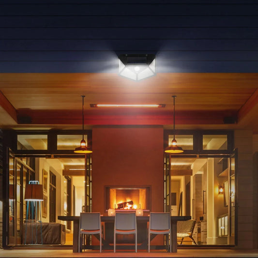 Solar Security Spotlight – 100 LED with Motion Sensor - L&L Shop