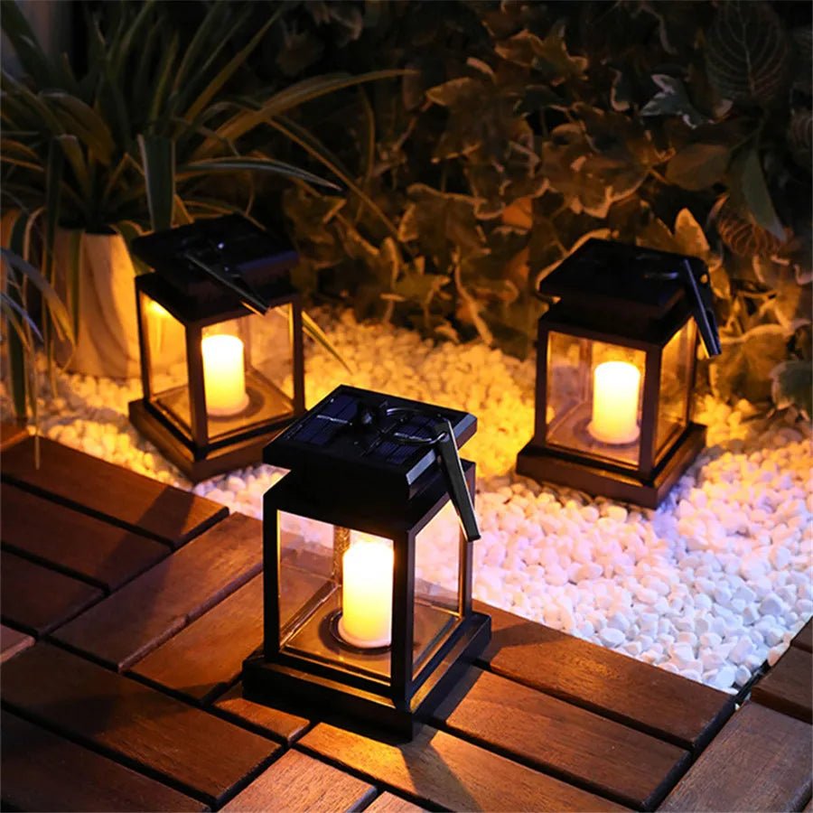 Solar Palace Lantern – Outdoor LED Candle Lamp for Garden & Patio - L&L Shop