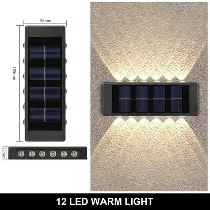 Solar LED Outdoor Wall Light – Waterproof Garden & Patio Lamp (IP65) - L&L Shop