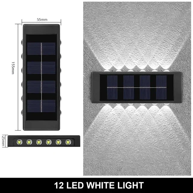 Solar LED Outdoor Wall Light – Waterproof Garden & Patio Lamp (IP65) - L&L Shop