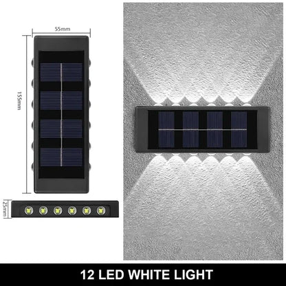 Solar LED Outdoor Wall Light – Waterproof Garden & Patio Lamp (IP65) - L&L Shop