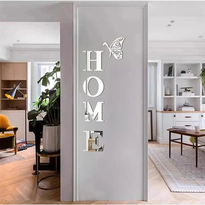 3D HOME Mirror Wall Decor - L&L Shop