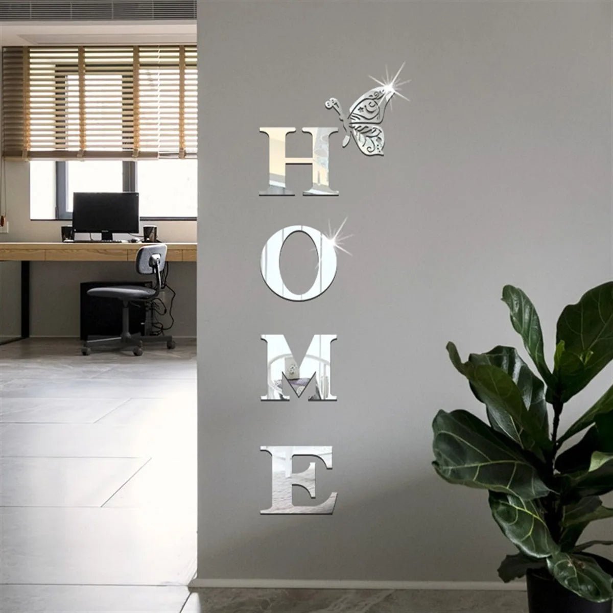 3D HOME Mirror Wall Decor - L&L Shop
