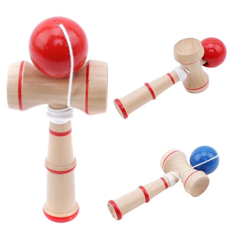 Wooden Kendama Ball Game – Japanese Traditional Skill Toy for Adults & Kids - L&L Shop
